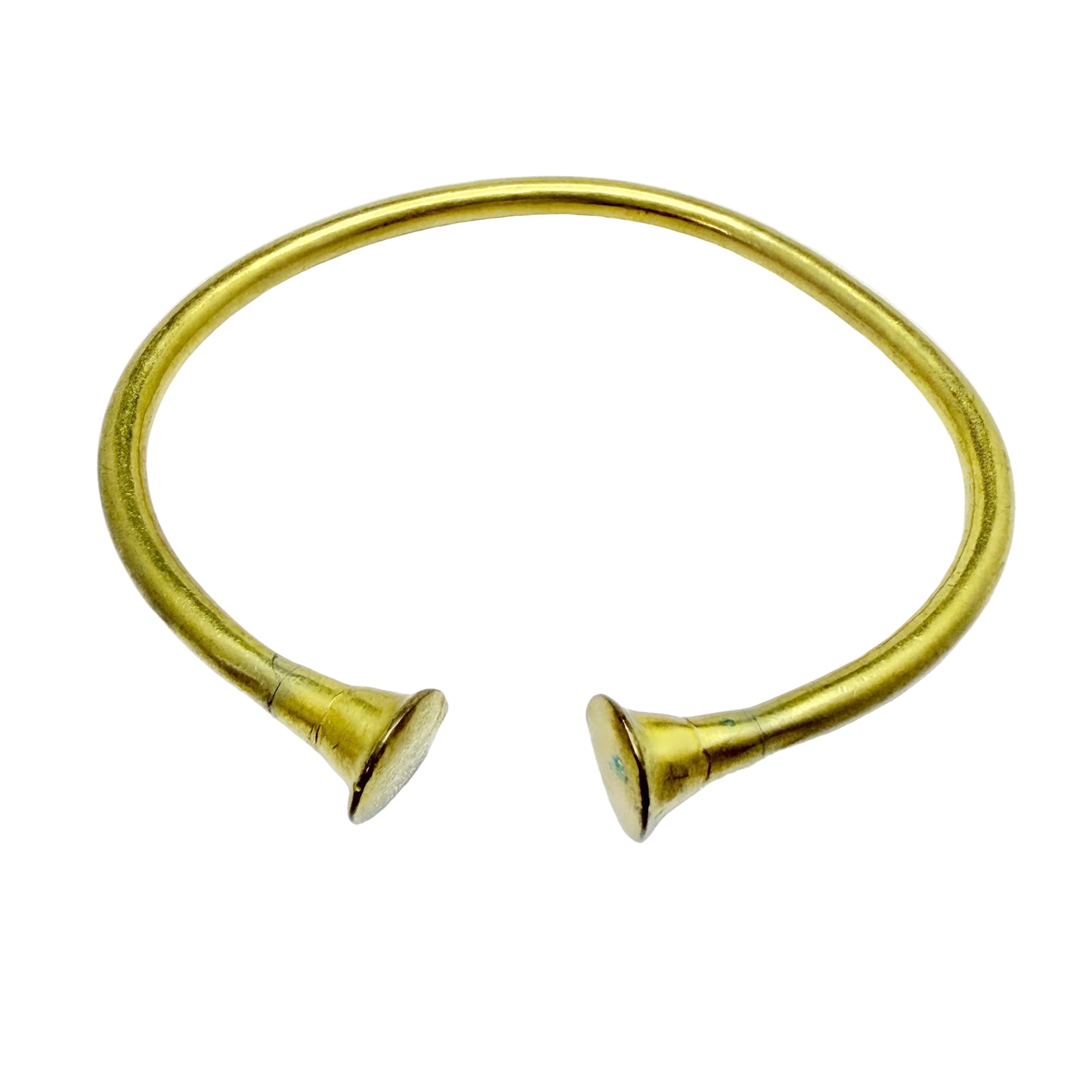 Vintage Gilt Metal Bronze Age Copy Bangle Bracelet.