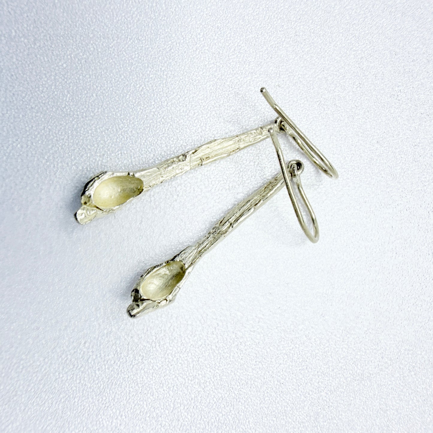 NOR-Koru Oy, Finland ca 1980s. Vintage Sterling Silver Earrings.