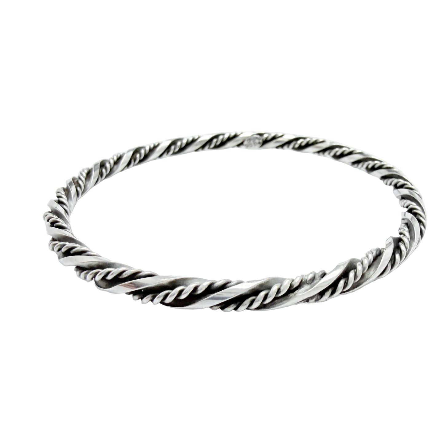 Asa-Silver Tage Linde, Sweden 1956. Vintage Sterling Silver Bangle Bracelet.