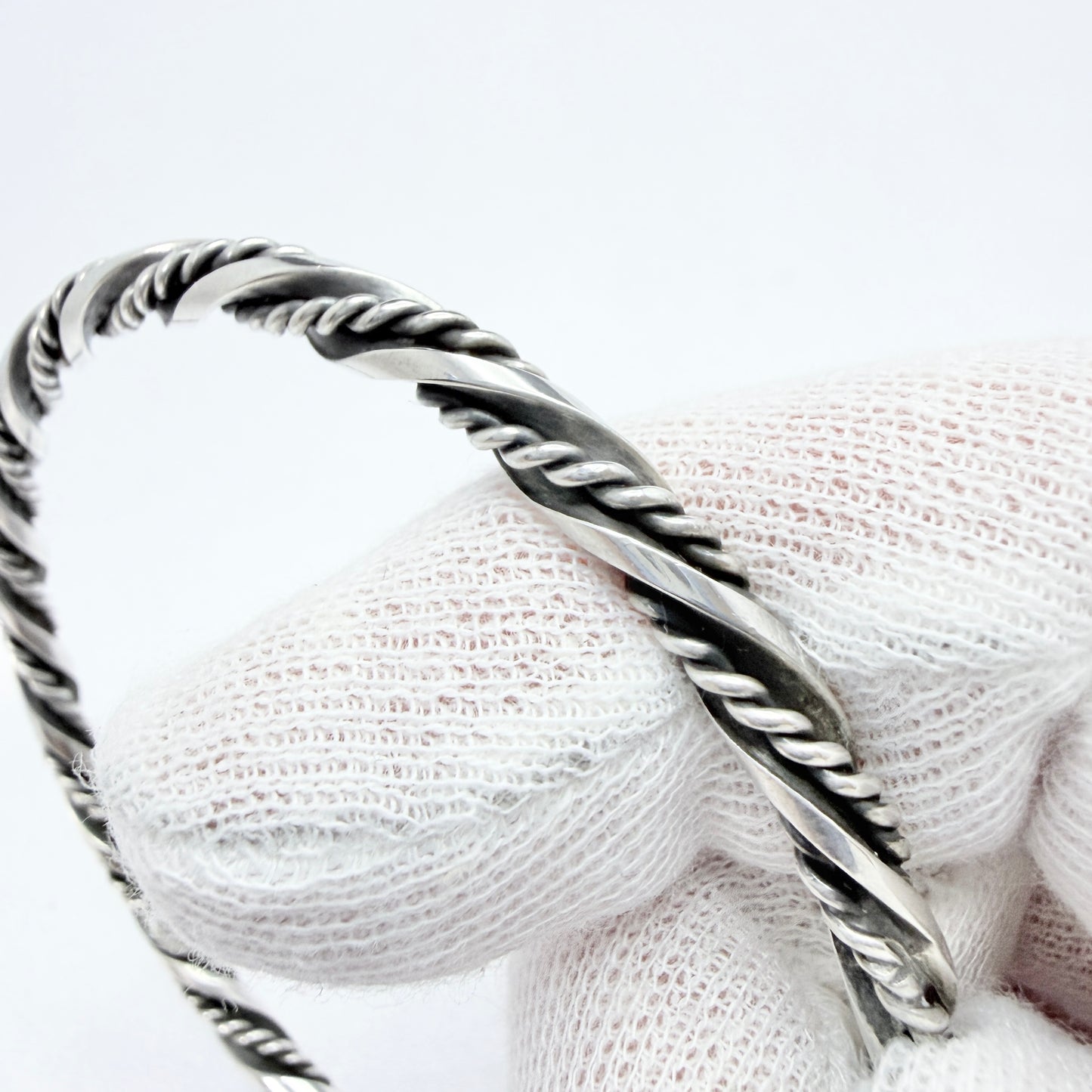 Asa-Silver Tage Linde, Sweden 1956. Vintage Sterling Silver Bangle Bracelet.