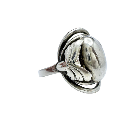 Gussi, Sweden 1955. Vintage Sterling Silver Ring.