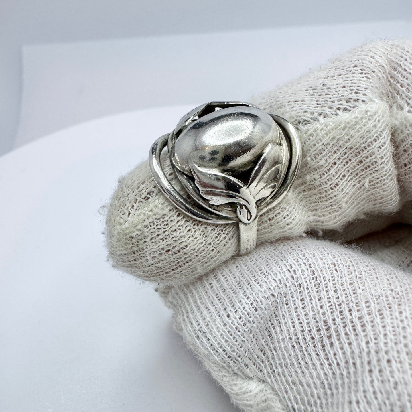 Gussi, Sweden 1955. Vintage Sterling Silver Ring.