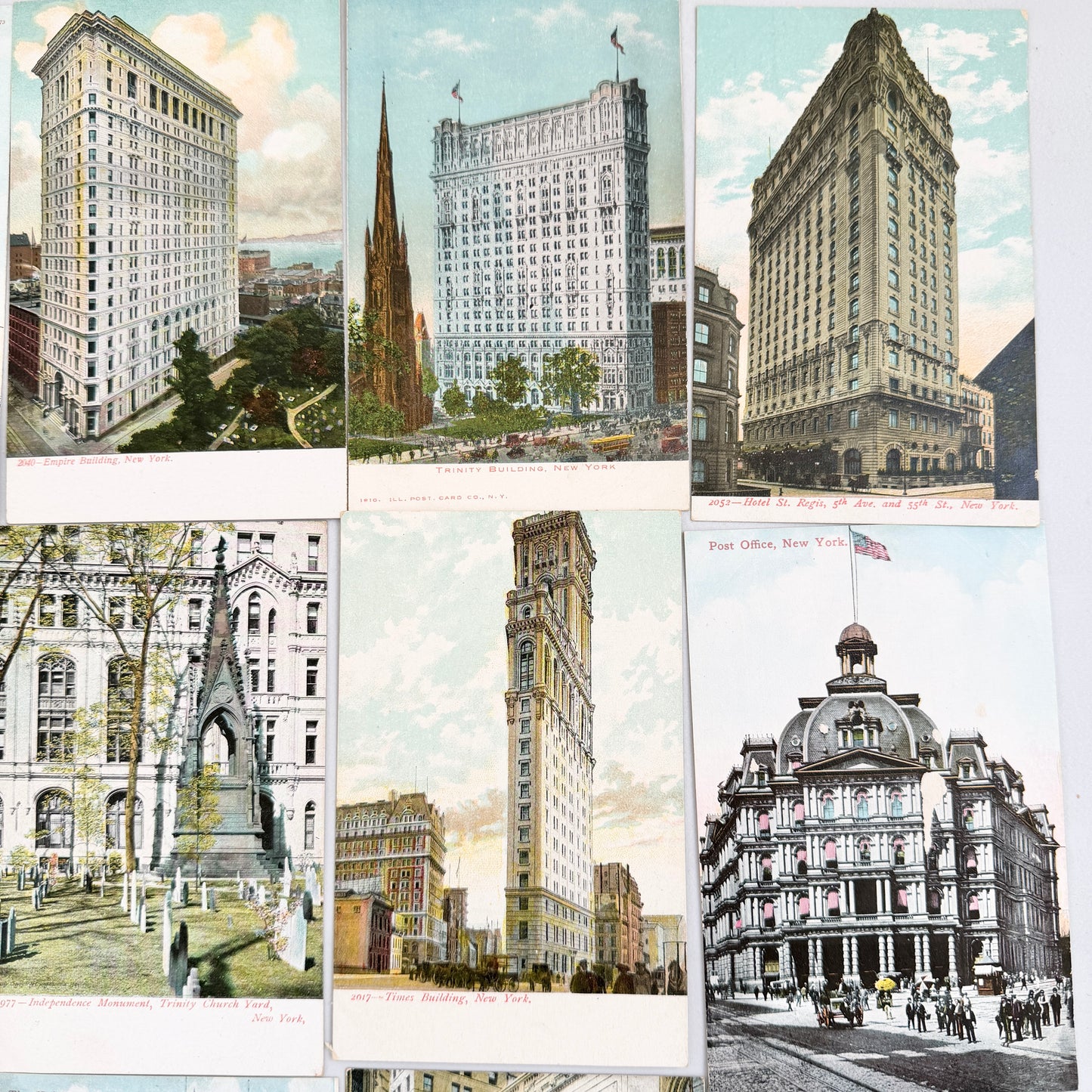 Old Post Cards. New York, USA.