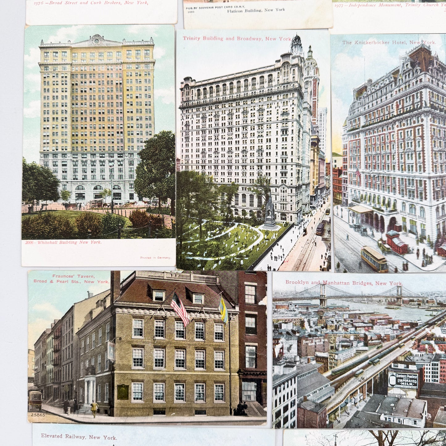 Old Post Cards. New York, USA.