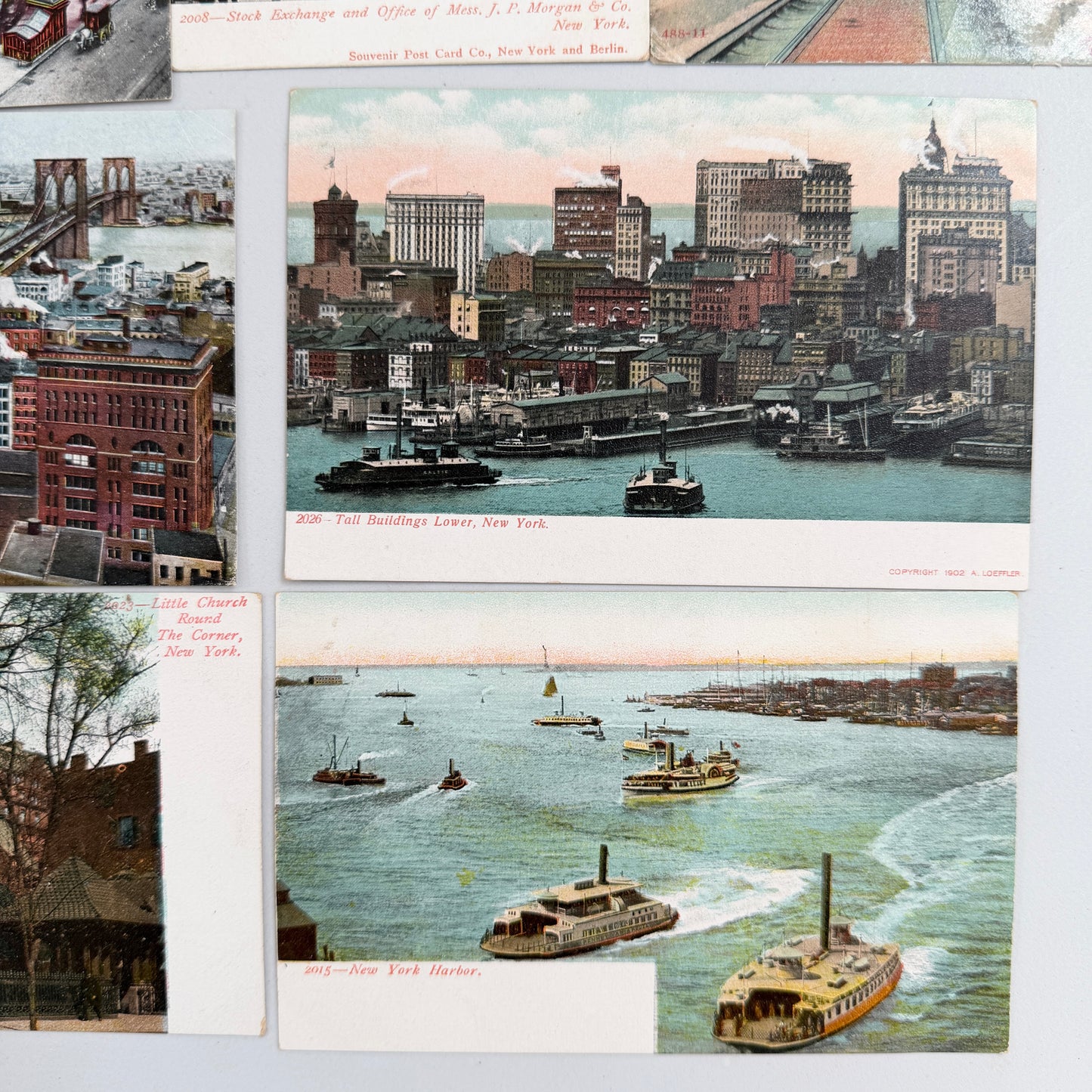 Old Post Cards. New York, USA.