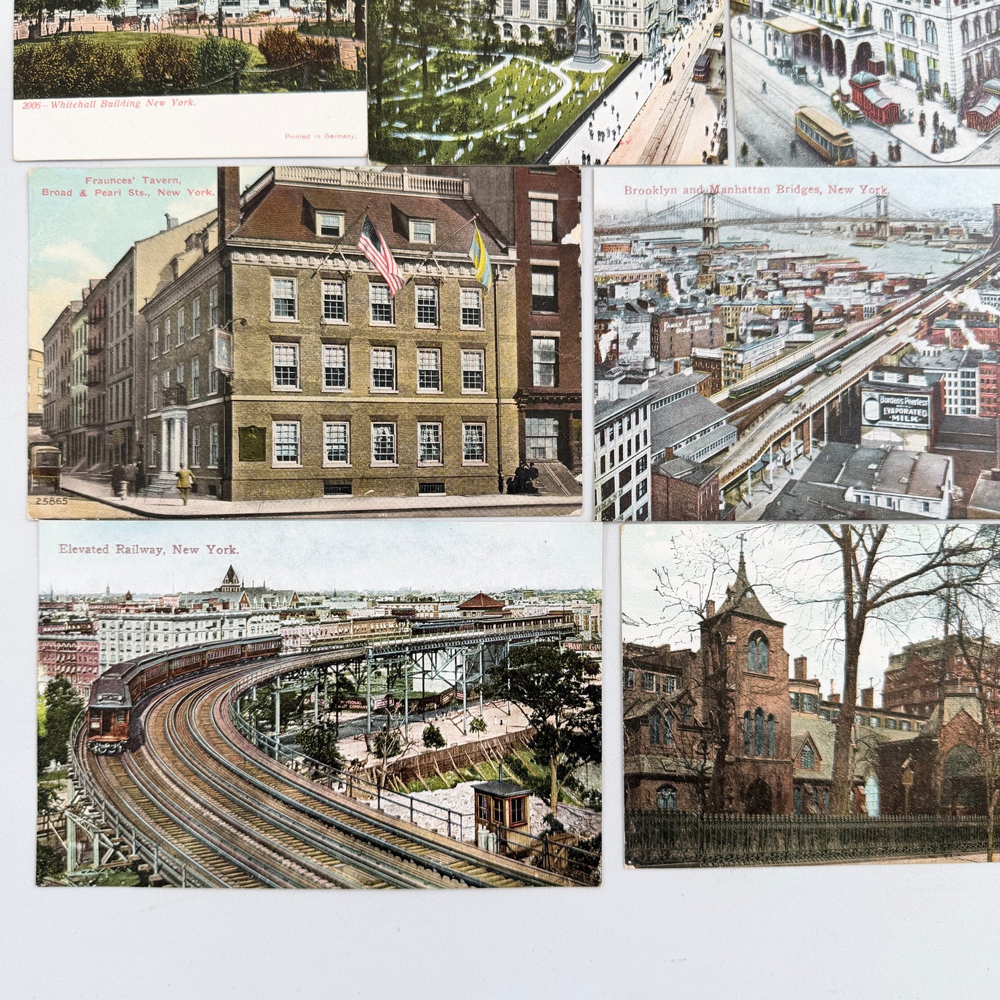 Old Post Cards. New York, USA.