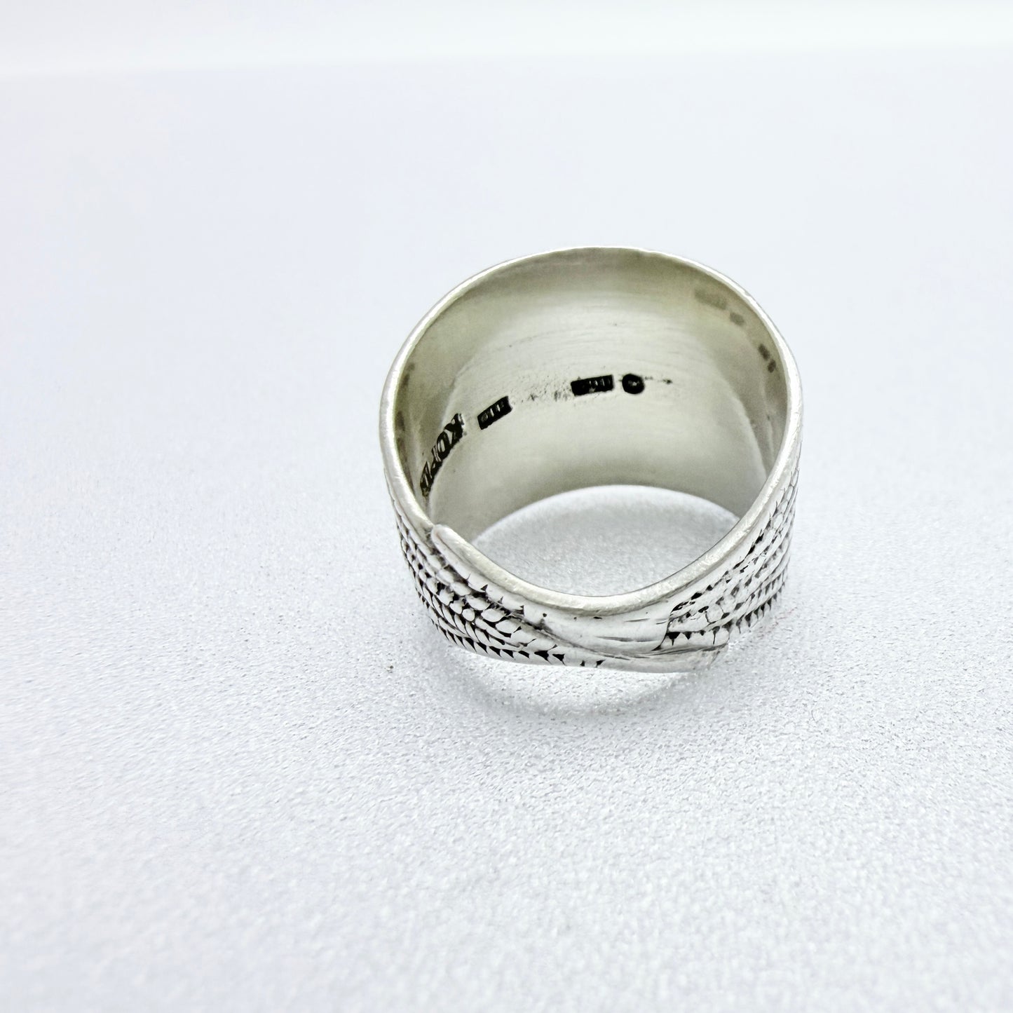 Odd Magnusson, Sweden 1982. Vintage Sterling Silver Viking Copy Ring.