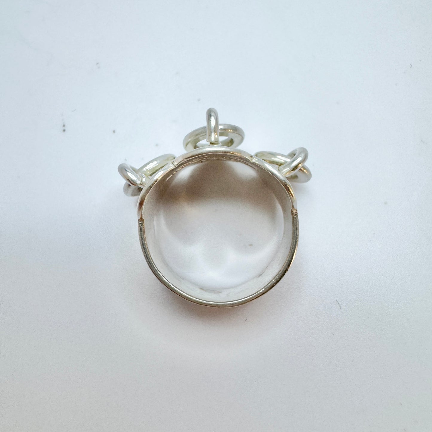 Juhls Kautokeino, Norway Vintage Solid Silver Traditional Sami Laplander Pinky Ring