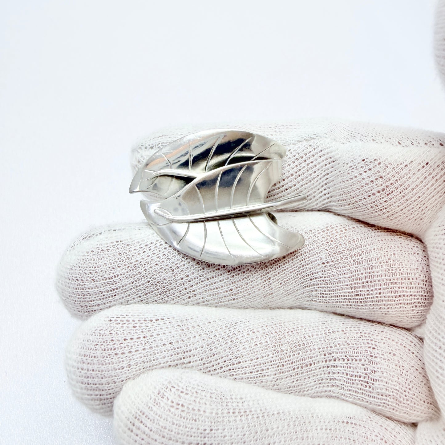 Sigurd Persson for Ateljé Stigbert, Sweden 1952. Vintage Sterling Silver Brooch