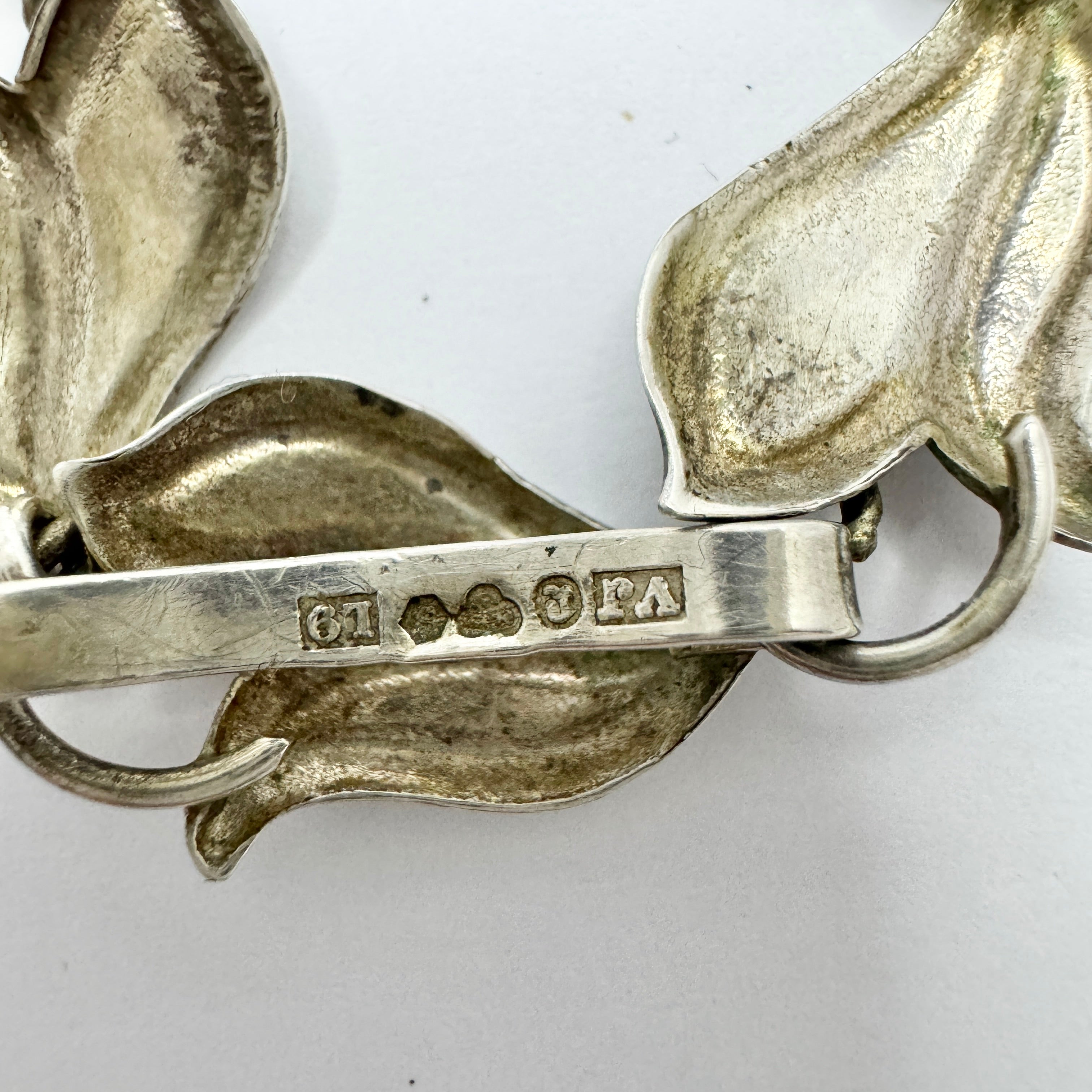 Victor Janson, Sweden 1961. Vintage Solid Silver Bracelet. – T
