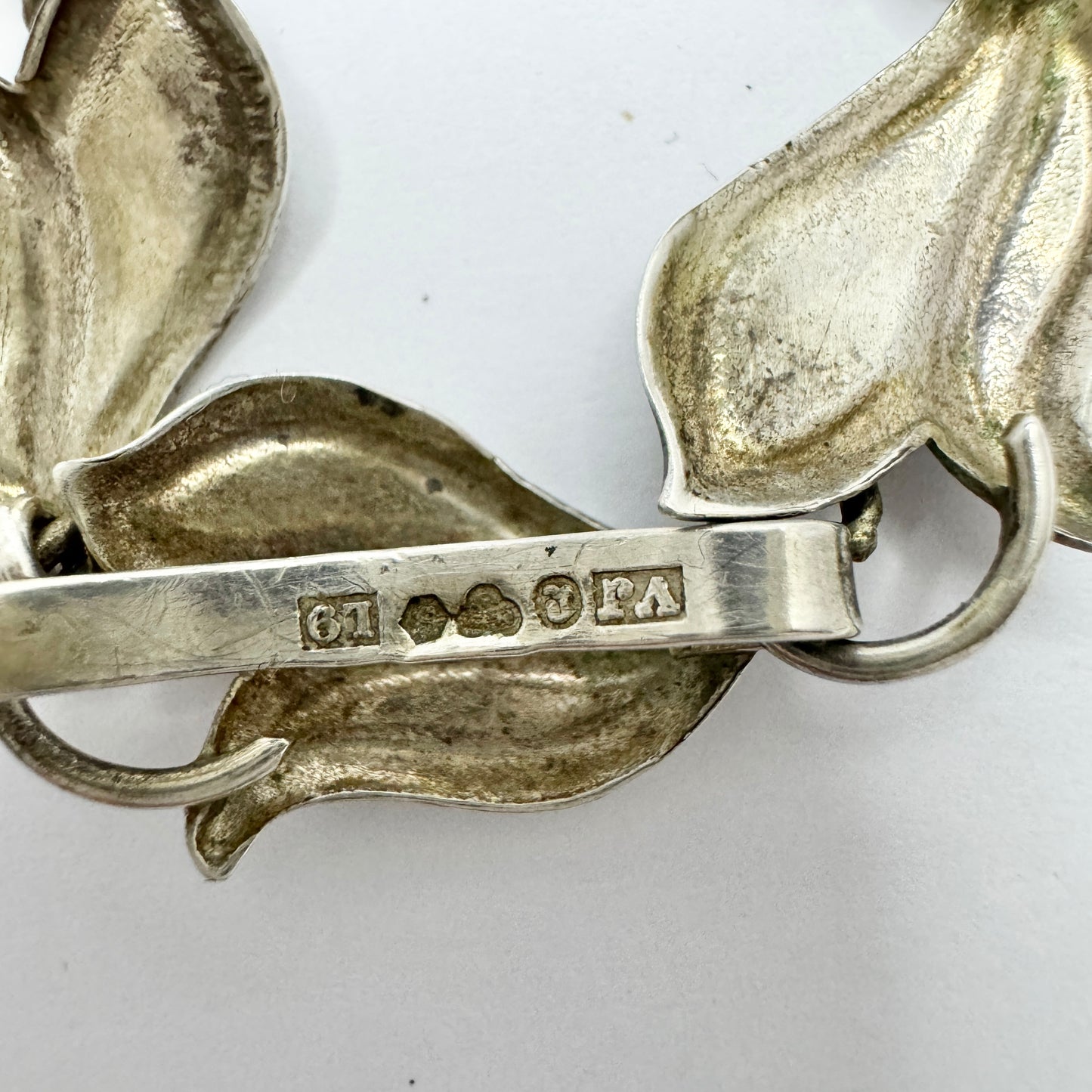 Victor Janson, Sweden 1961. Vintage Solid Silver Bracelet.