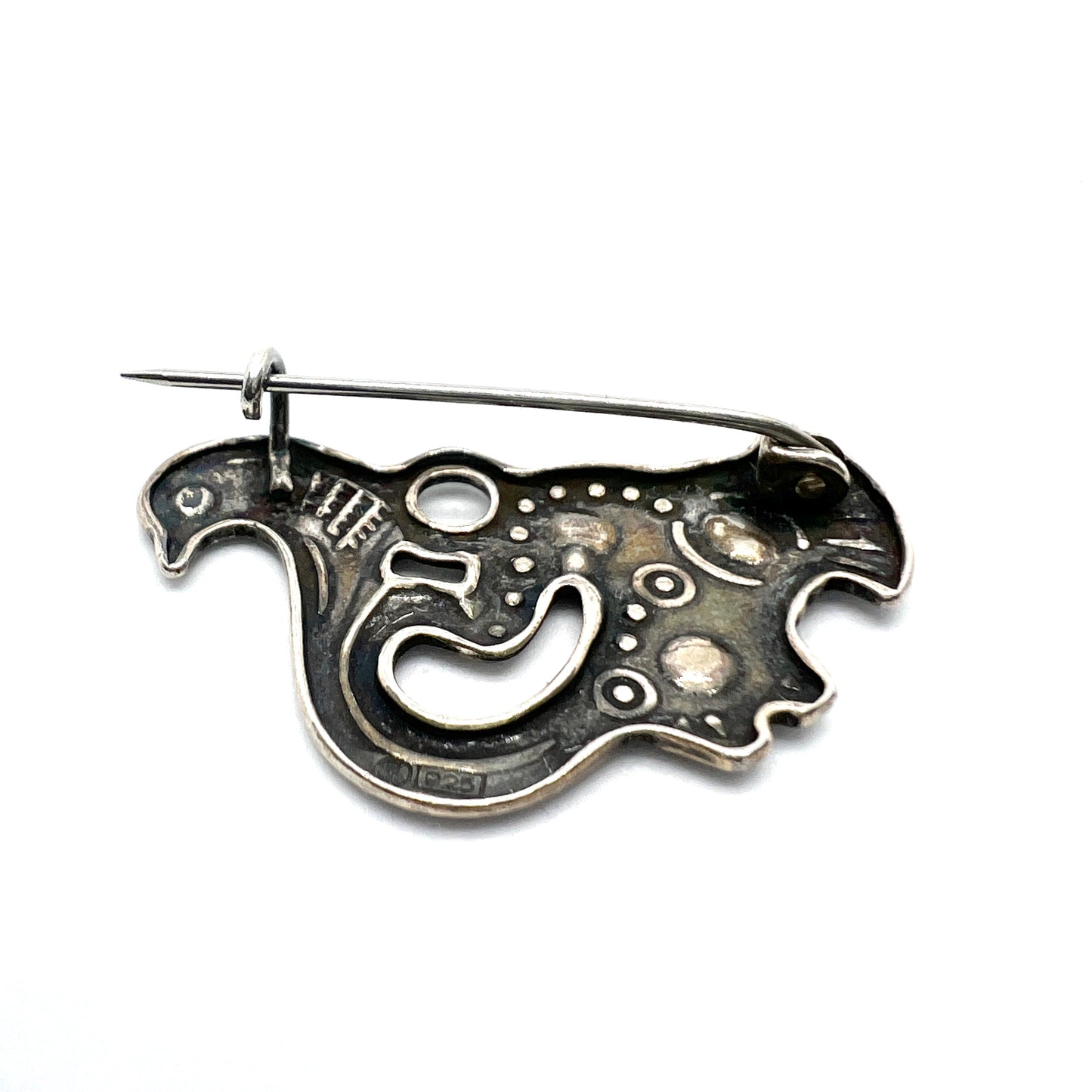 Kalevala Koru, Finland. Vintage Sterling Silver Bird Brooch.