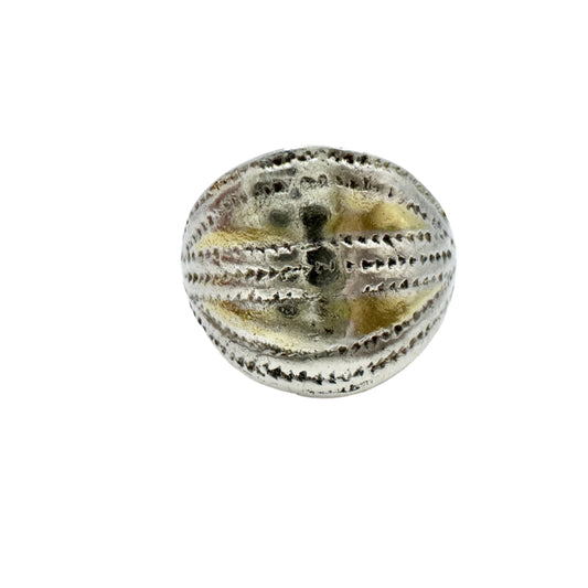 Strömdahl, Sweden 1977. Vintage Sterling Silver Viking Copy Ring.