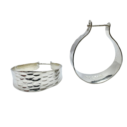 Alton, Sweden 1974. Vintage Sterling Silver Earrings.