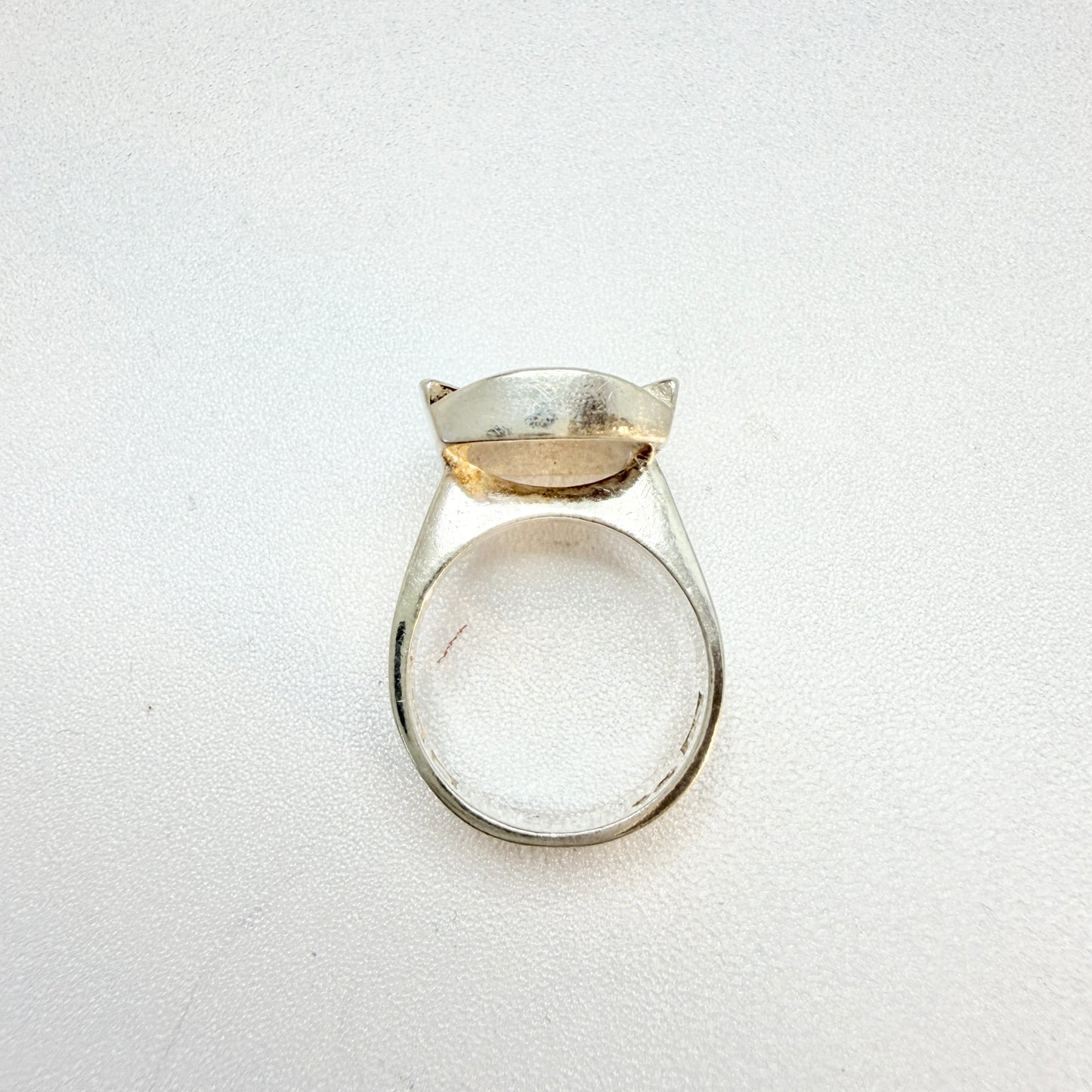 Bengt Hallberg, Sweden 1967. Vintage Modernist Sterling Silver Ring.