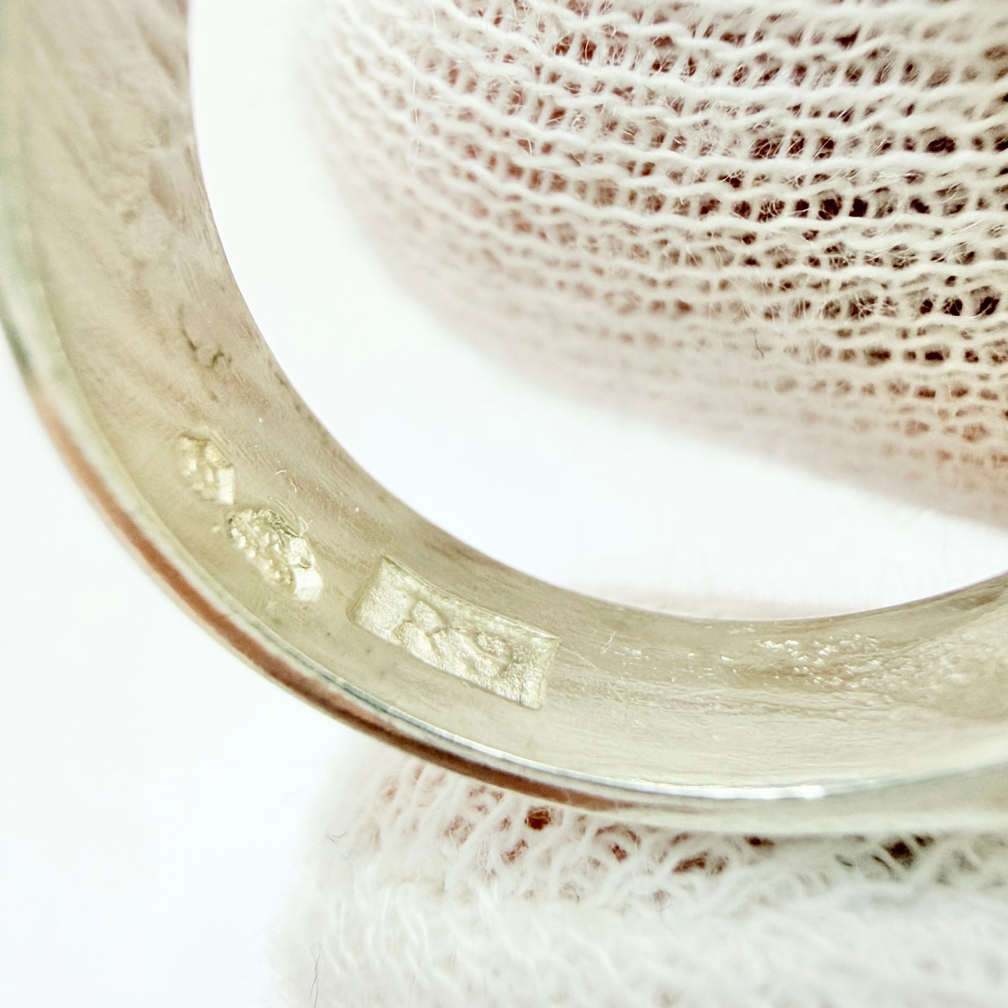 Bengt Hallberg, Sweden 1967. Vintage Modernist Sterling Silver Ring.