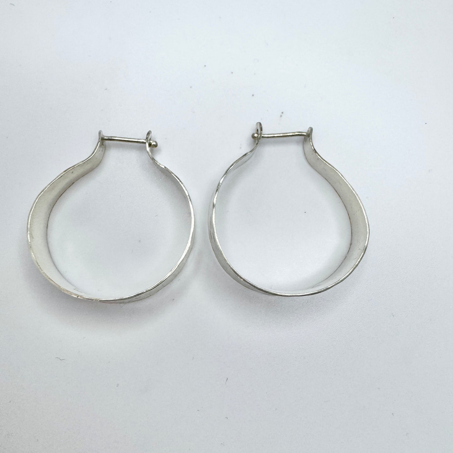 Alton, Sweden 1974. Vintage Sterling Silver Earrings.