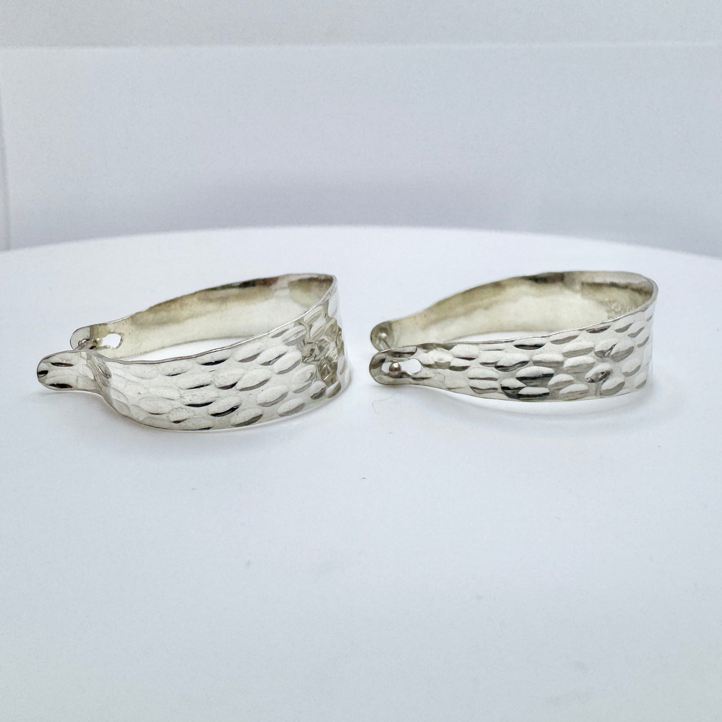 Alton, Sweden 1974. Vintage Sterling Silver Earrings.