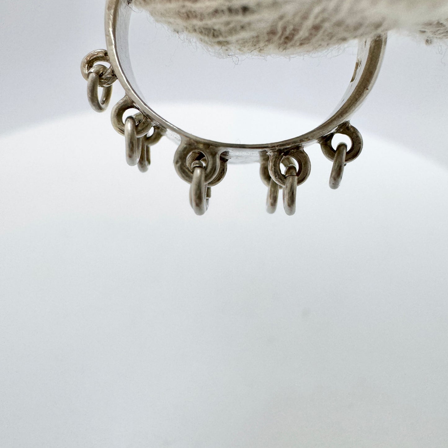 Lindbäck, Sweden 1917. Antique Solid Silver Sami Laplander Ring.