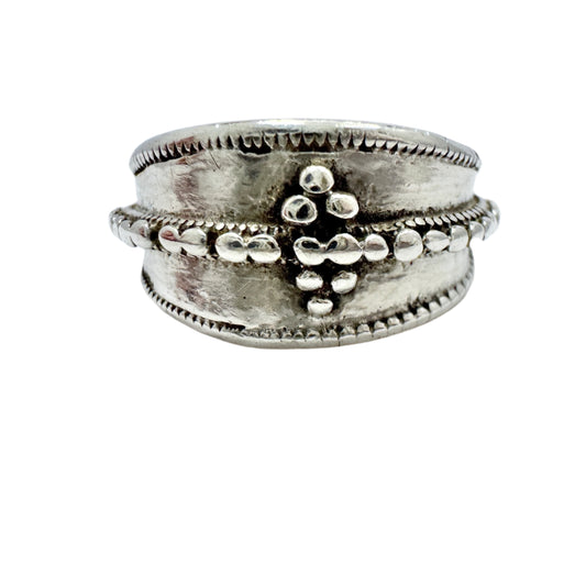 ベングト・ハルバーグ、スウェーデン。ヴィンテージ スターリング シルバー バイキング コピー リング