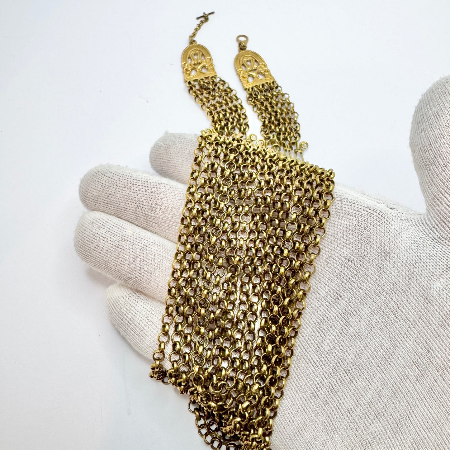 Kalevala Koru, Finland Vintage Massive Bronze Necklace. Design: Birds of Paradise