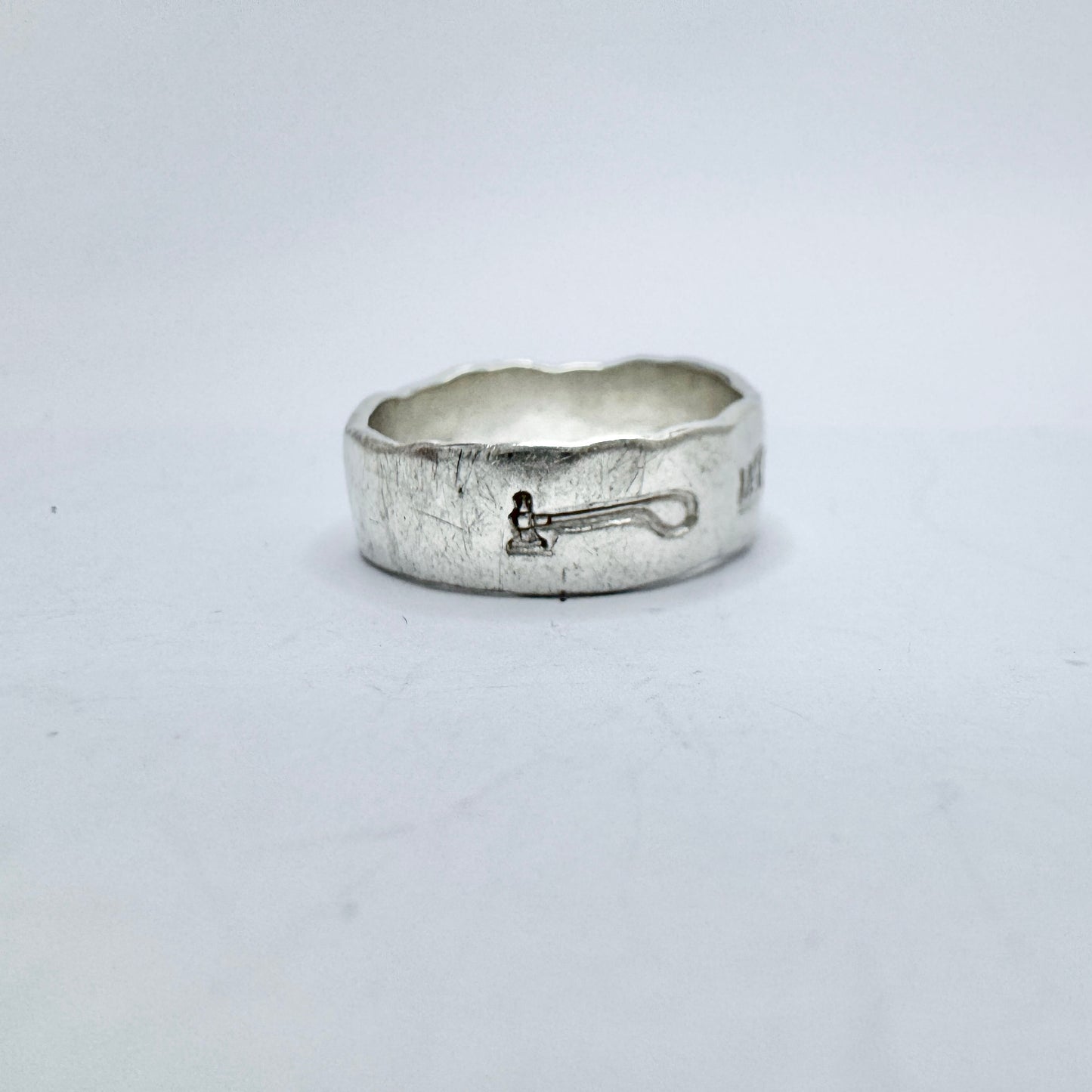 Silversmedjan på Hven, Sweden. Sterling Silver Ring Band.