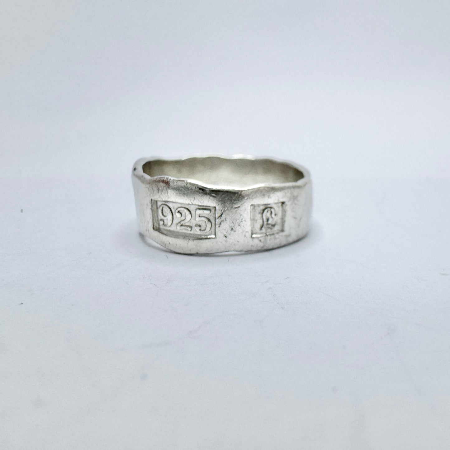 Silversmedjan på Hven, Sweden. Sterling Silver Ring Band.