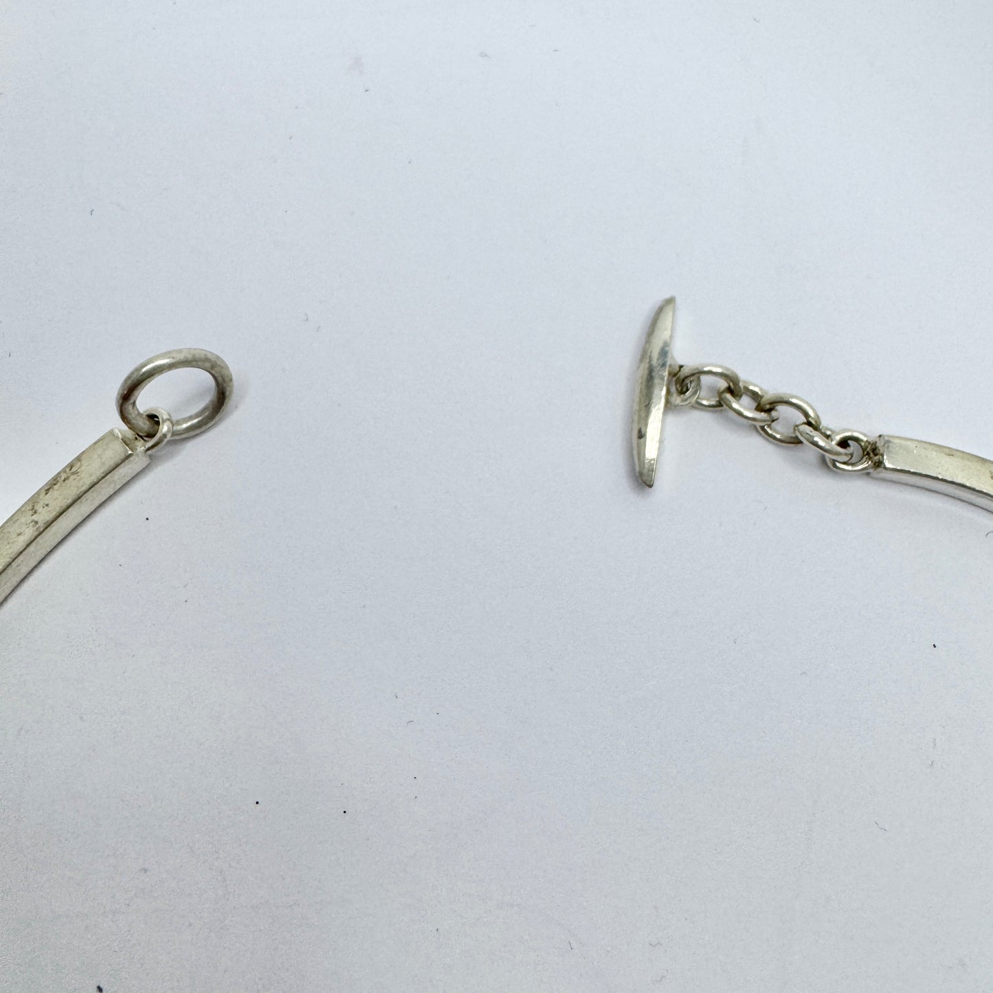 Herman Siersbøl, Denmark c 1960s Vintage 24in 1.8oz Sterling Silver Necklace.