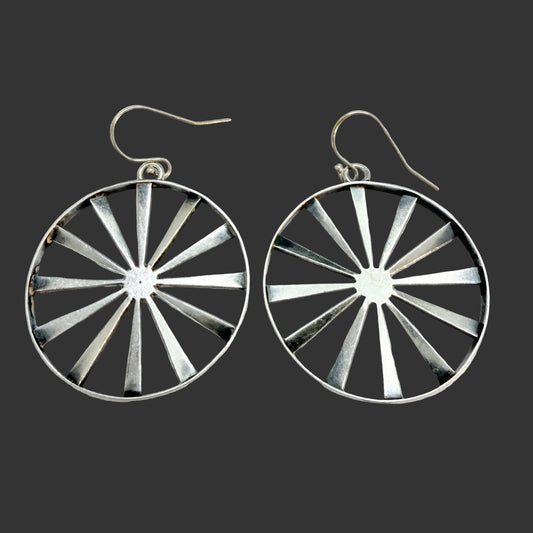 G-Smedjan Sven Larsson, Sweden 1967. Signed Vintage Sterling Silver Earrings.