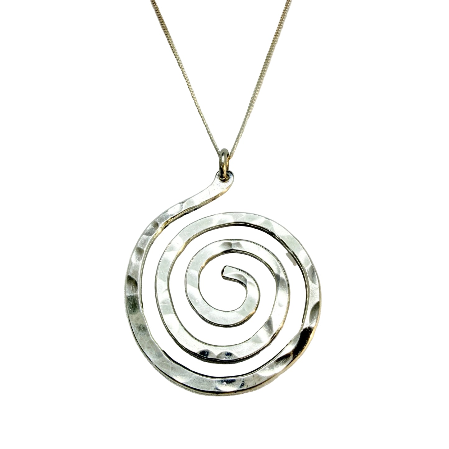 Sven Niemi, Sweden. Vintage Sterling Silver Pendant Necklace.
