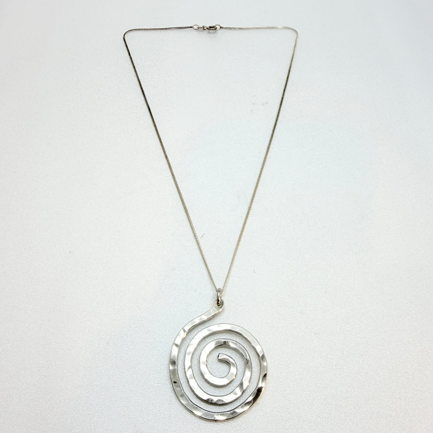 Sven Niemi, Sweden. Vintage Sterling Silver Pendant Necklace.