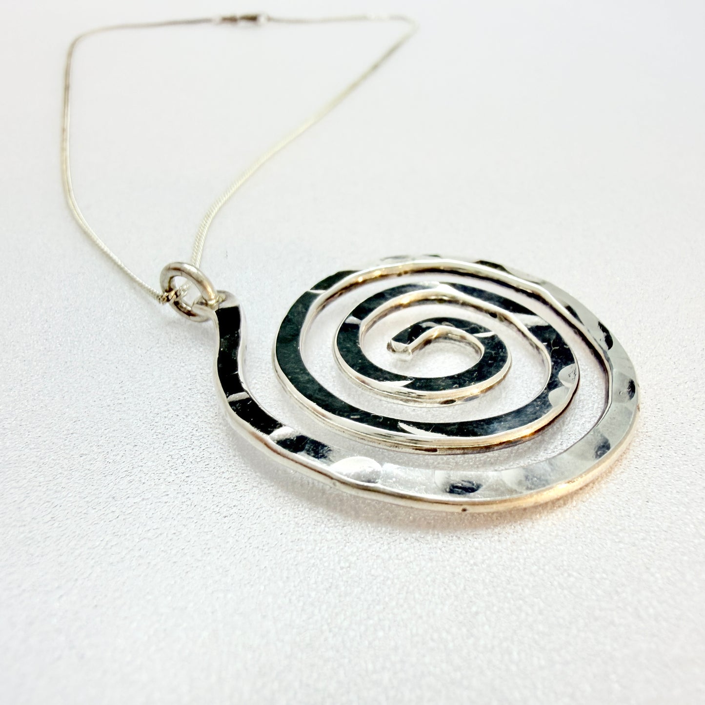 Sven Niemi, Sweden. Vintage Sterling Silver Pendant Necklace.