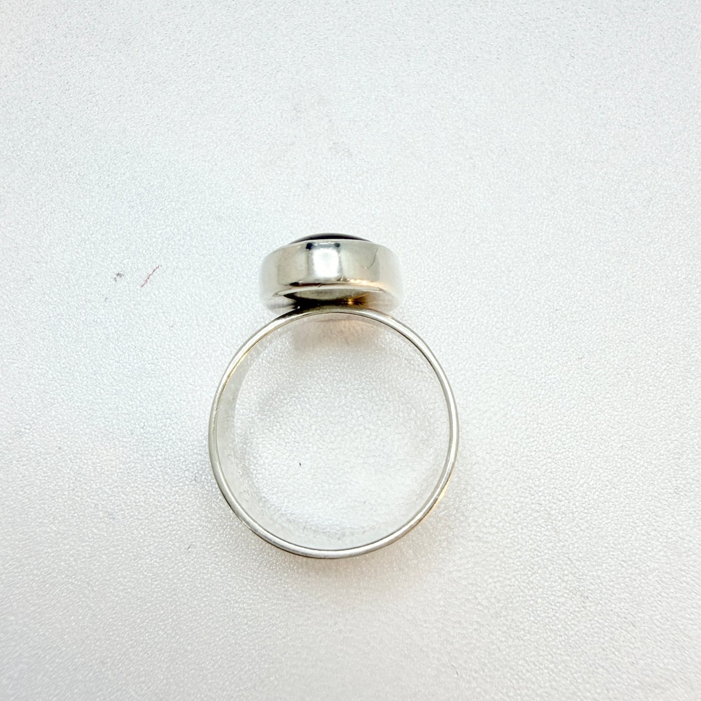 Ostsee-schmuck, Fischland. Vintage Solid Silver Amber Ring.