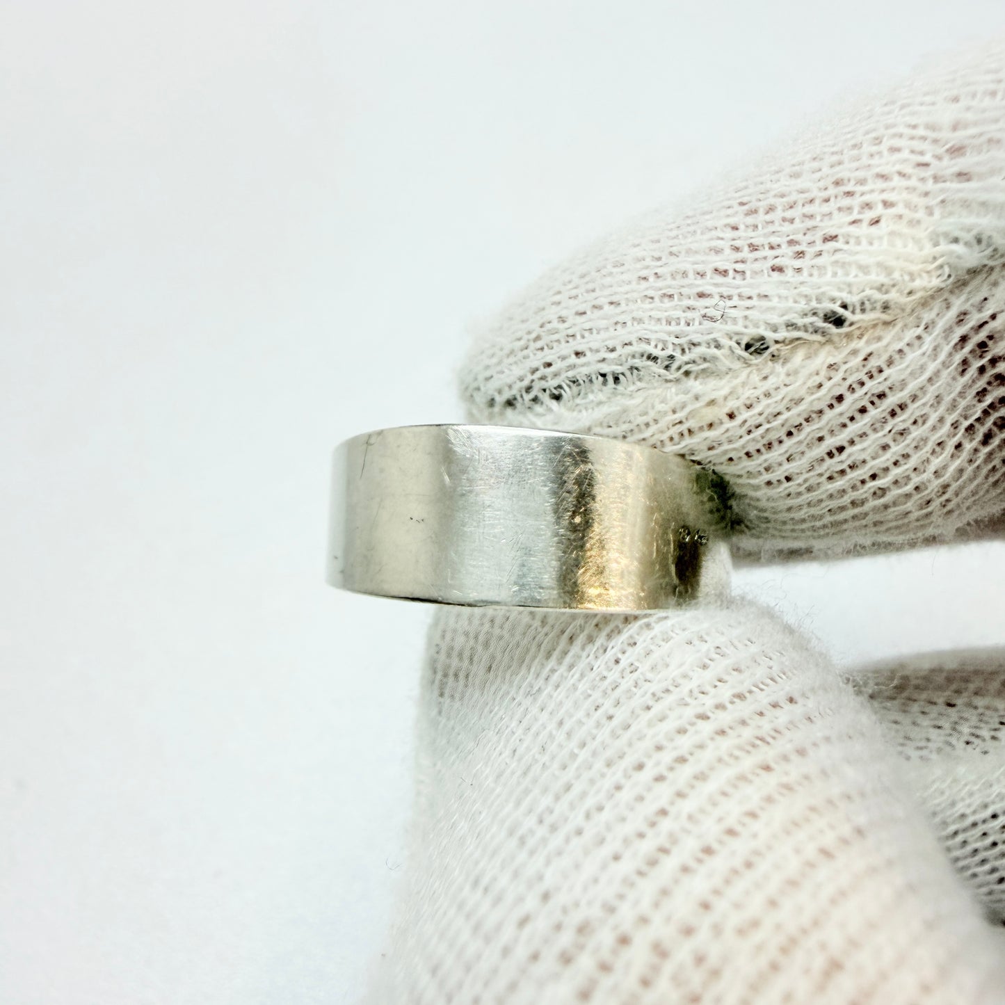 Ostsee-schmuck, Fischland. Vintage Solid Silver Amber Ring.