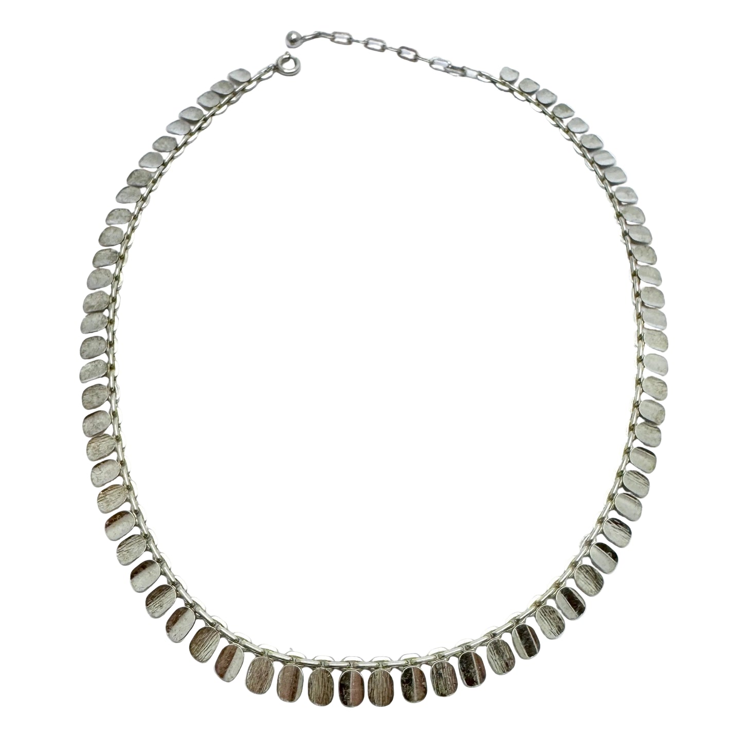 Germany 1960-70s. Vintage Solid Silver Necklace.