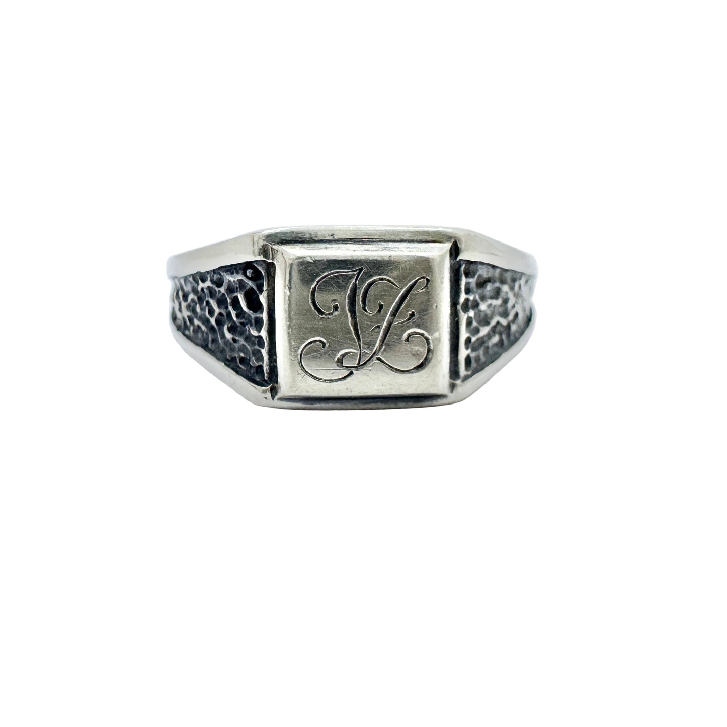 Poland. Vintage Sterling Silver Unisex Signet Ring. JL