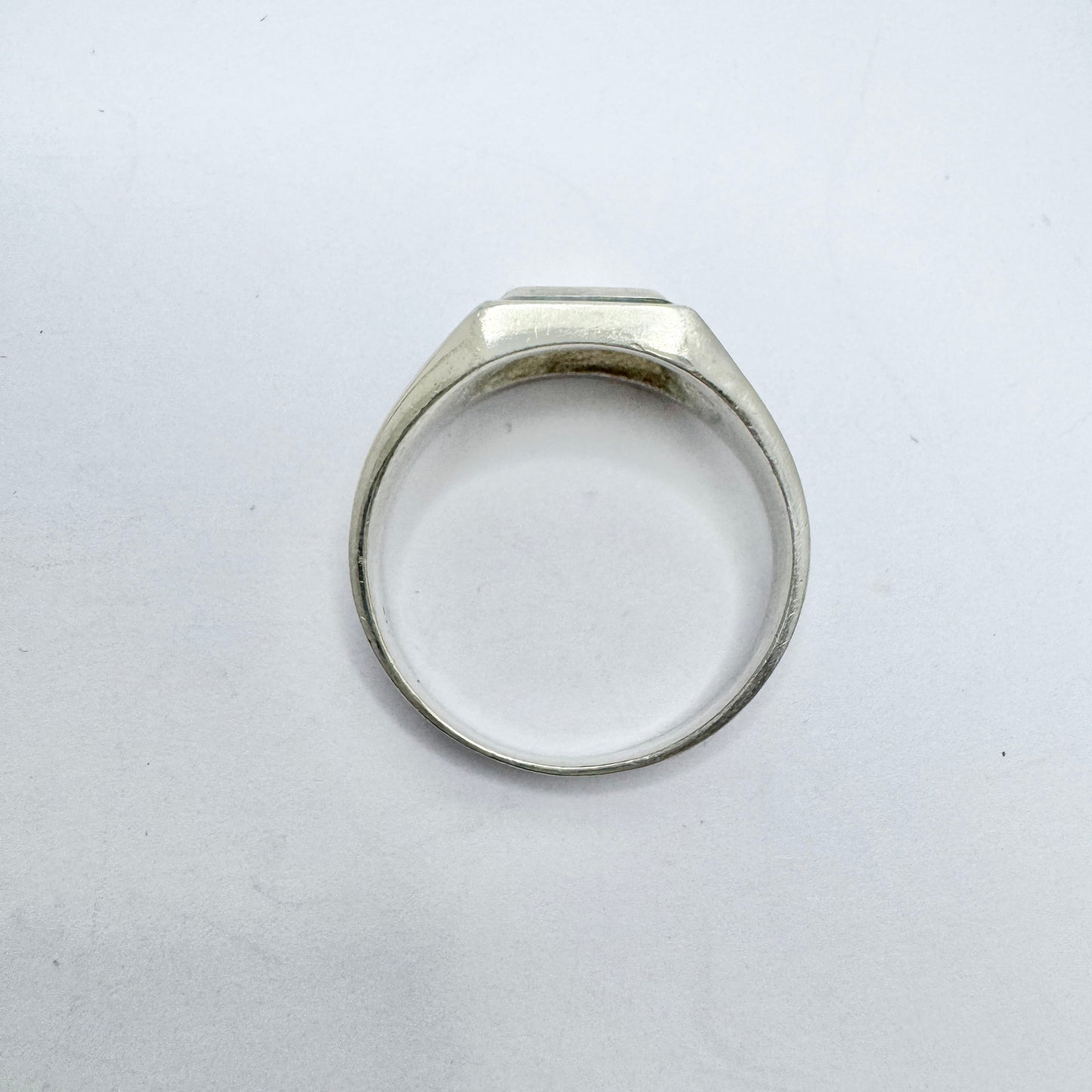 Poland. Vintage Sterling Silver Unisex Signet Ring. JL