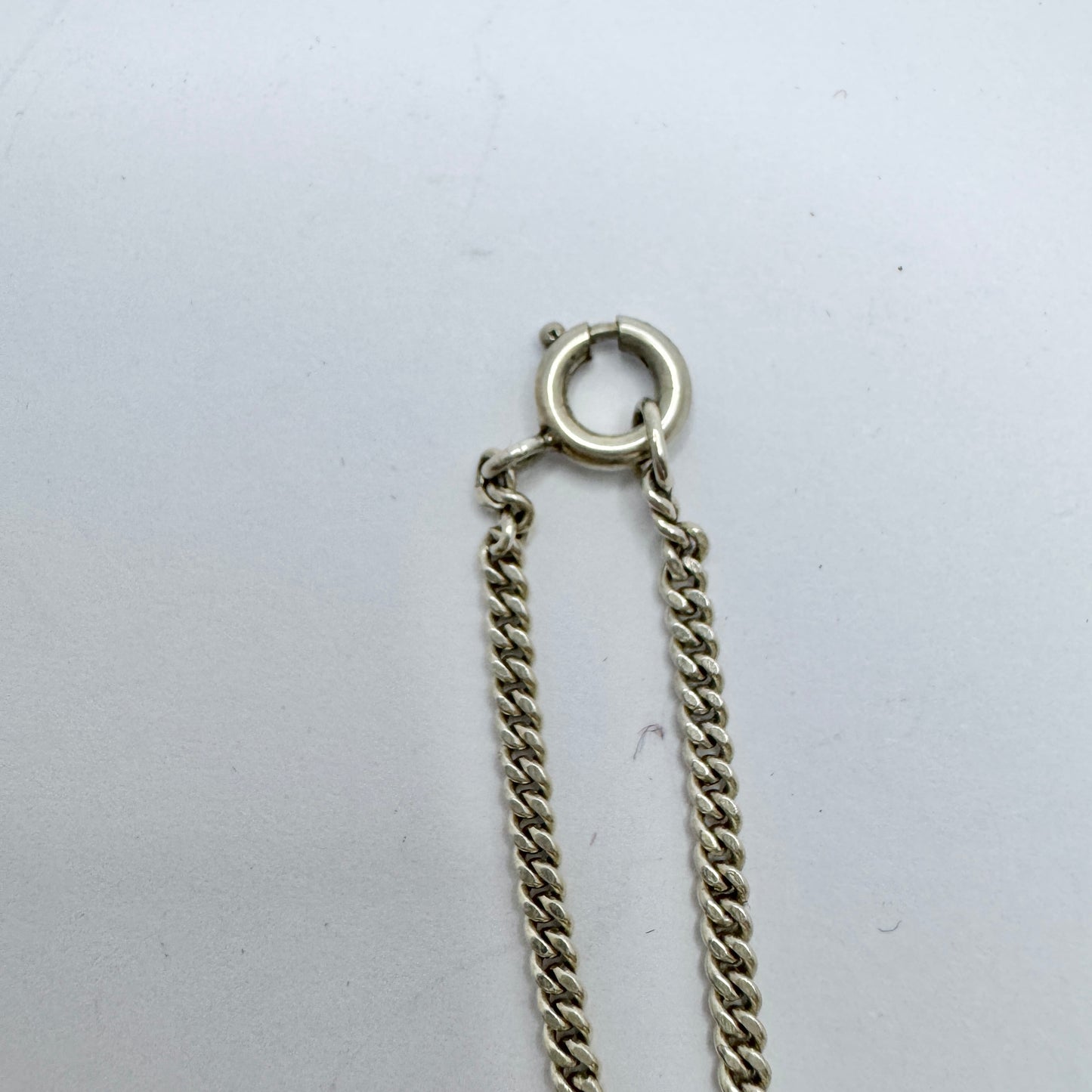 G Dahlgren, Sweden 1947. Vintage Sterling Silver Pendant Necklace.