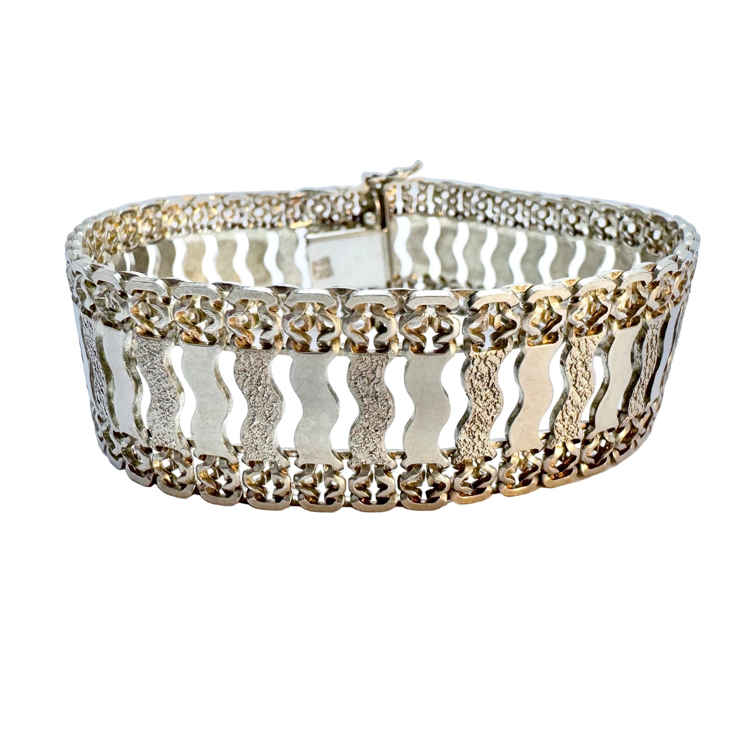 Kozani, Greece 1960-70s. Vintage Sterling Silver Bracelet.