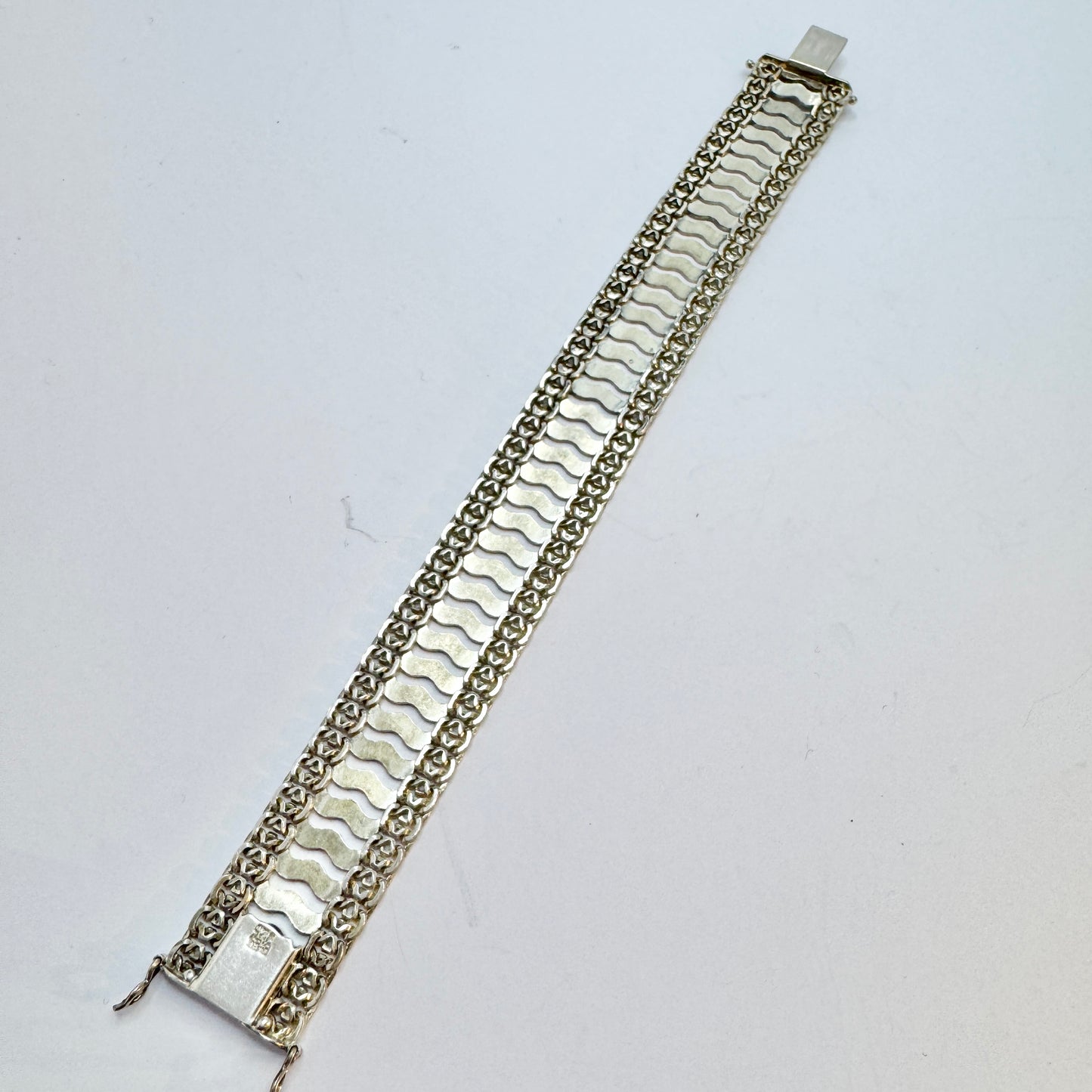 Kozani, Greece 1960-70s. Vintage Sterling Silver Bracelet.