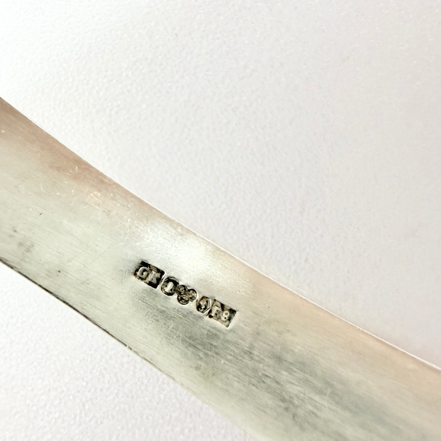 Rolf Kaplan for Kaplan Stockholm 1967. Vintage Sterling Silver Amethyst Hinged Bracelet.