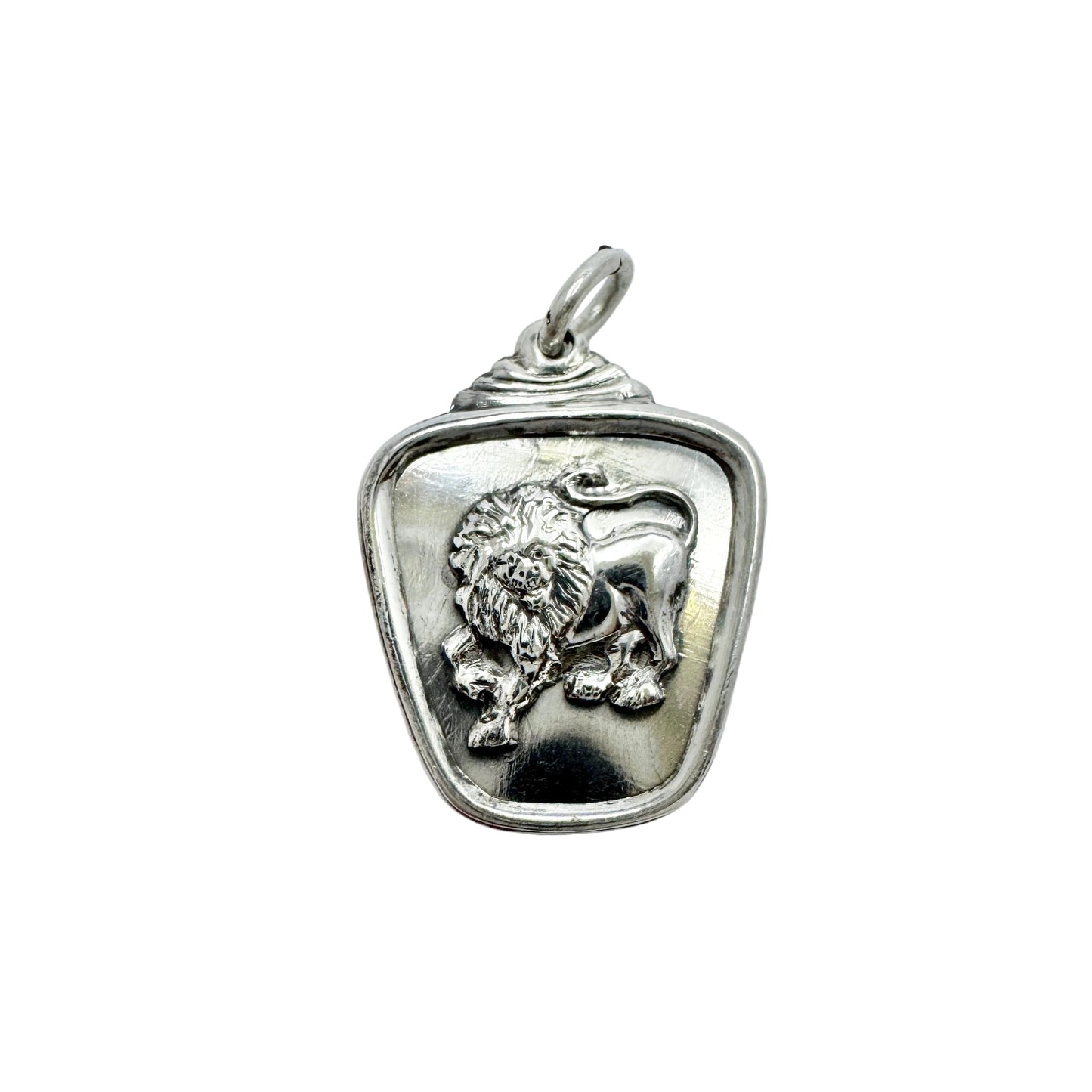 Alton, Sweden 1956. Vintage Sterling Silver Zodiac Leo Pendant / Charm