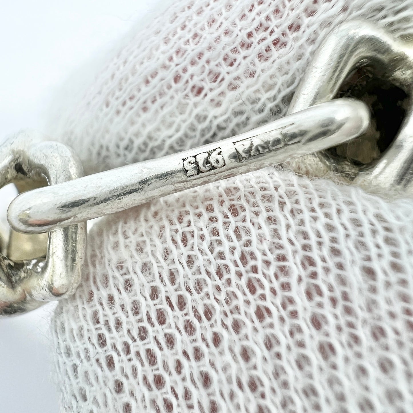 Efva Attling, Sweden. Vintage Sterling Silver Bracelet. Design: Spine. Signed.