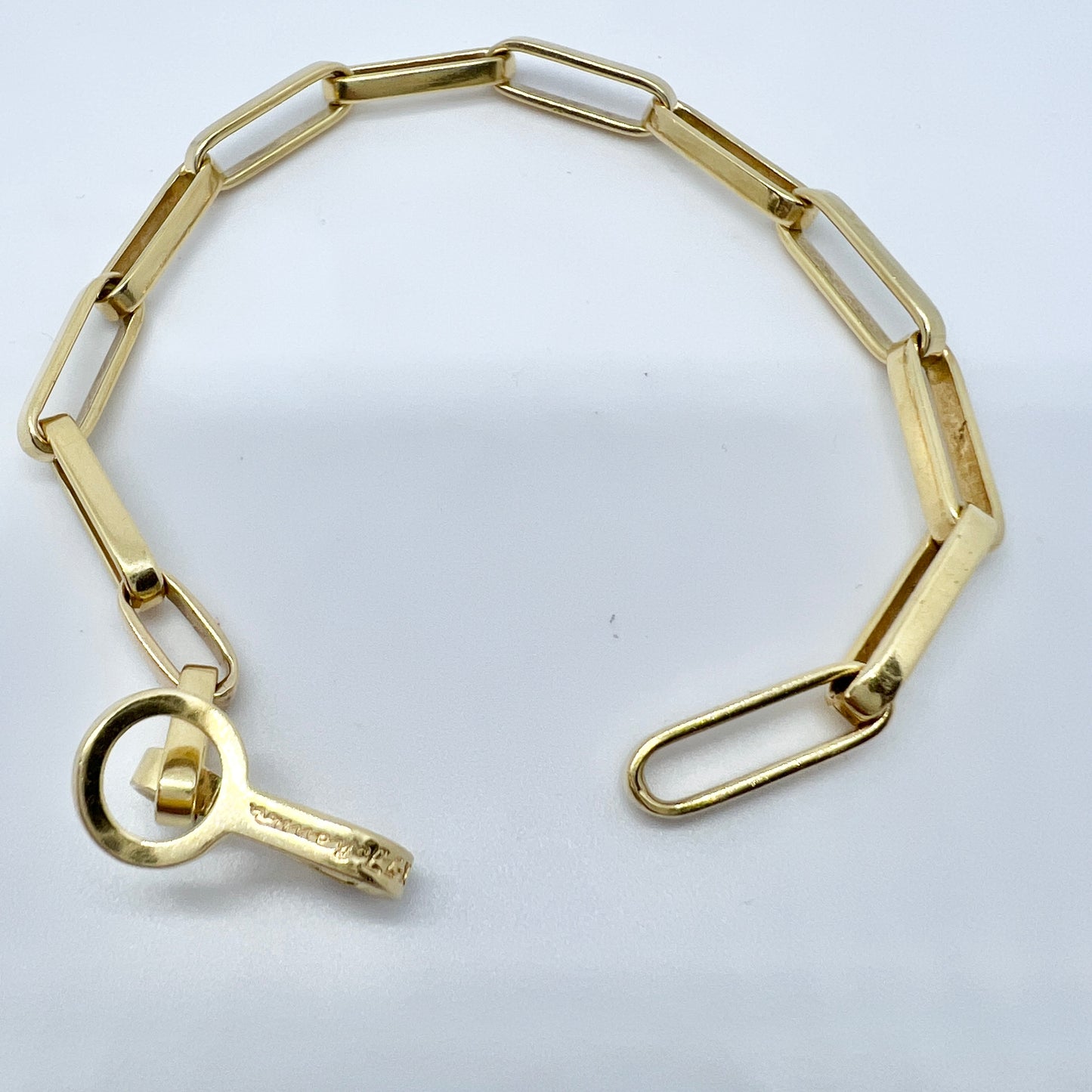 Karl-Ingemar Johansson, Sweden 1977. Vintage 18k Gold Bracelet. Signed