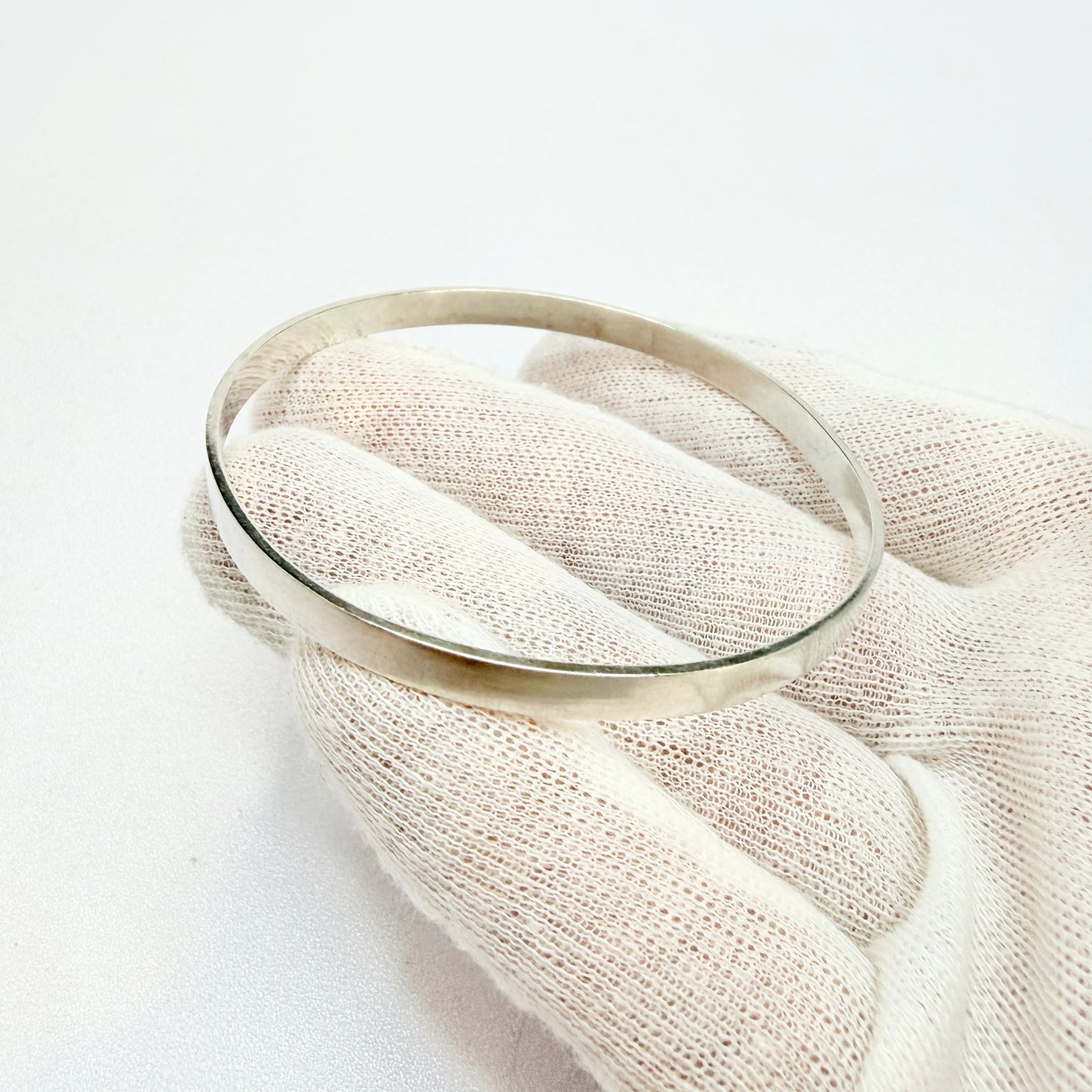 G Dahlgren, Sweden 1967. Vintage Sterling Silver Bangle Bracelet.