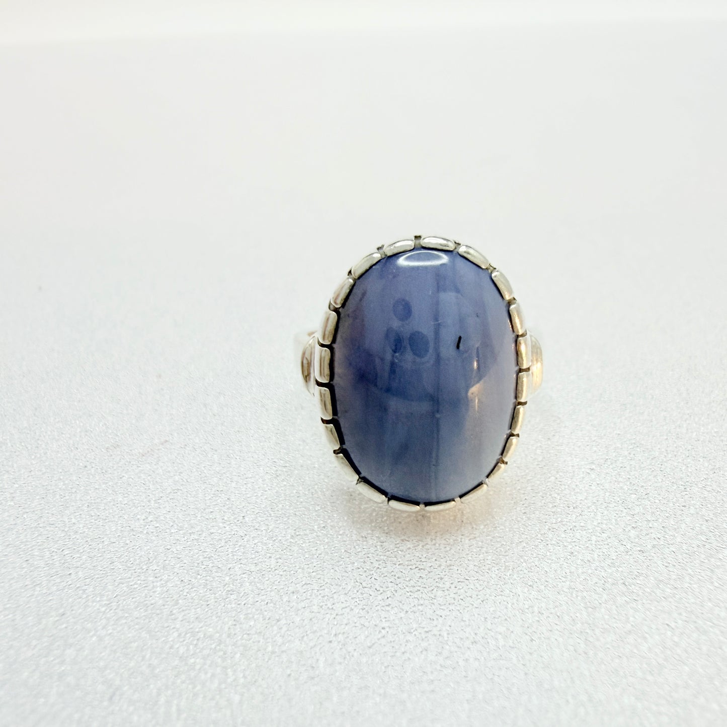 O Nordström, Sweden 1970-80s. Vintage Sterling Silver Bergslagen-stone Ring.