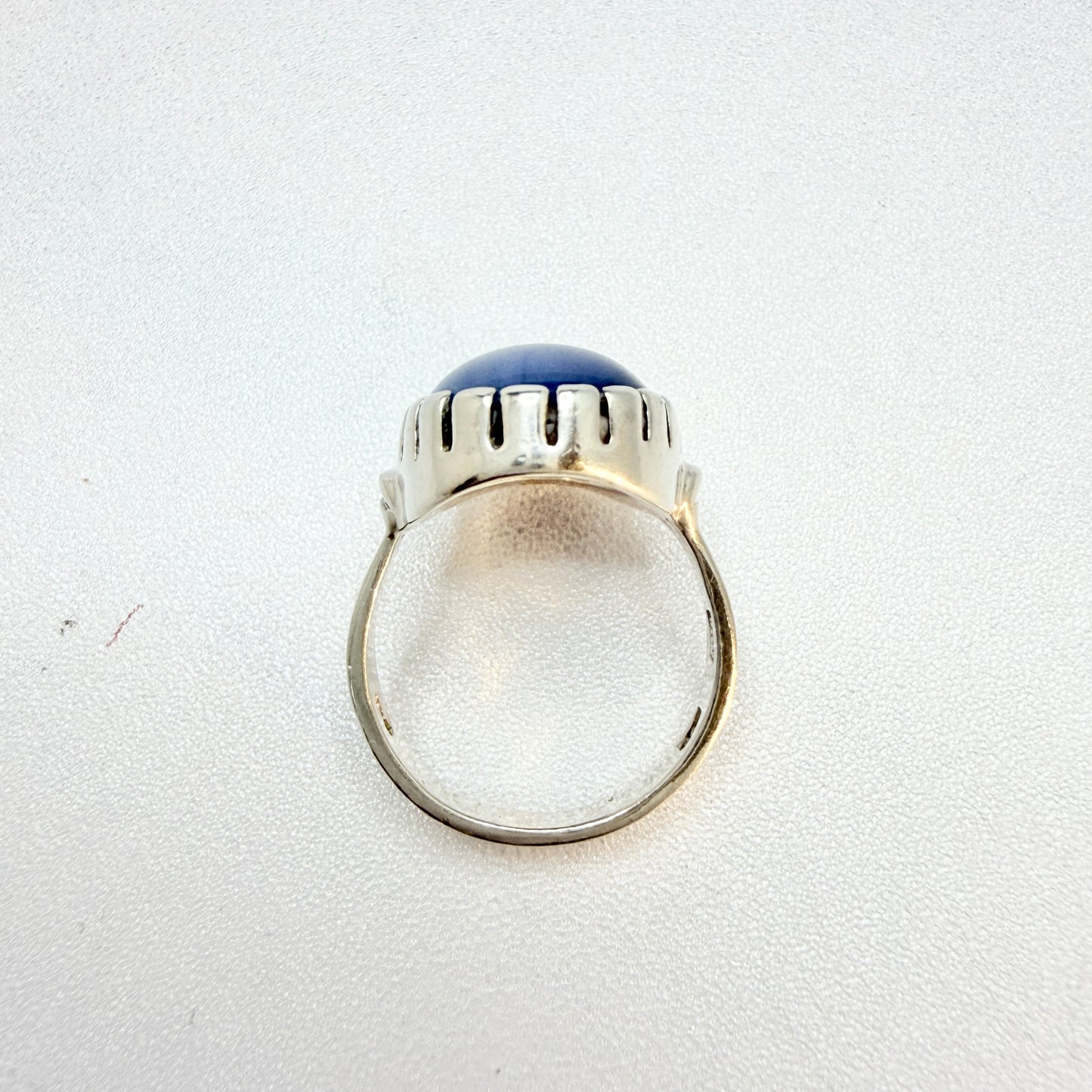 O Nordström, Sweden 1970-80s. Vintage Sterling Silver Bergslagen-stone Ring.