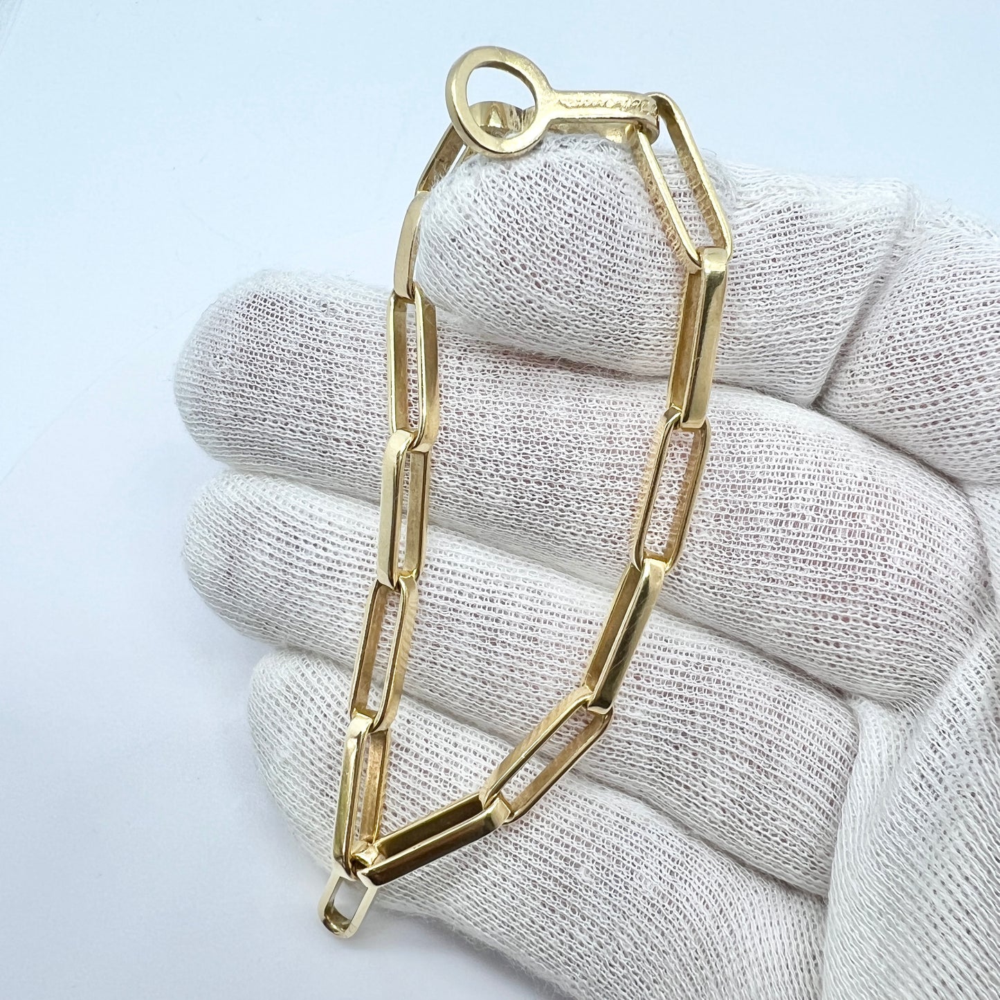 Karl-Ingemar Johansson, Sweden 1977. Vintage 18k Gold Bracelet. Signed