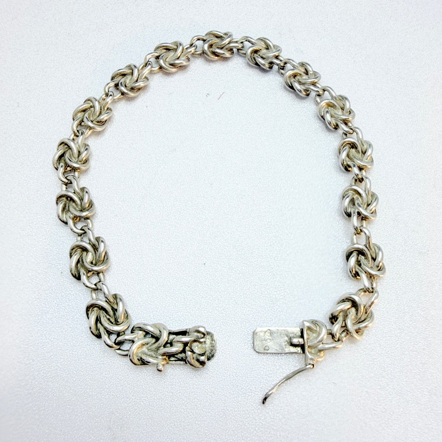 Stockholm, Sweden c 1940. Solid Silver Bracelet.