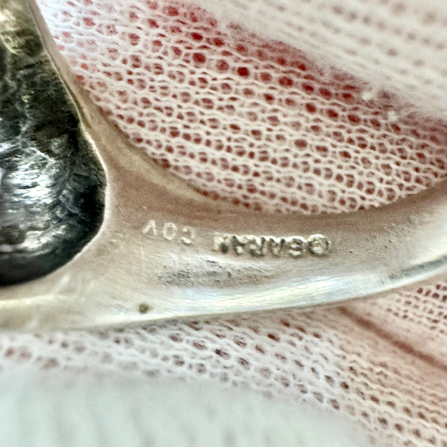 Sarah Coventry. Vintage Sterling Silver Onyx Men's Ring.